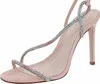 Schutz Women's Gaela Nubuck Pink Slip On Embellished Buckle Strap High Heel Sandals In Acqua In Multi