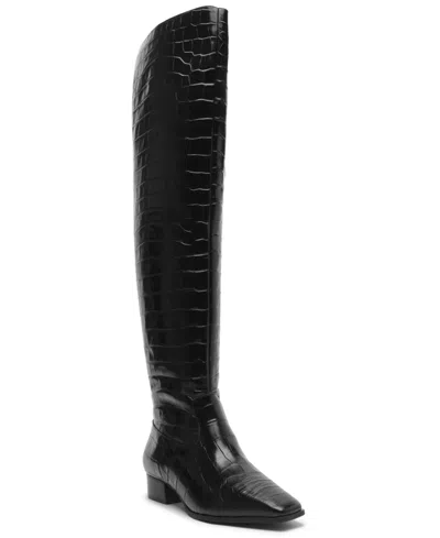 Schutz Women's Helena Over The Knee Boots In Black