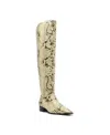 Schutz Helena Snake-embossed Over-the-knee Boots In Multi Snake