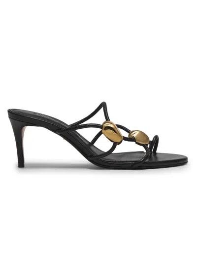 Schutz Women's Hera 75mm Leather Mules In Black