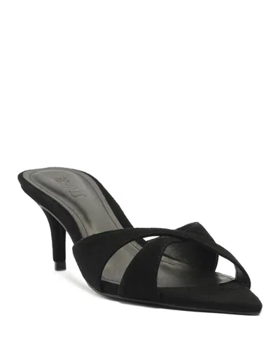 Schutz Women's Hilda Leaf Mule Sandals In Black
