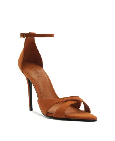 Schutz Women's Hilda Leaf Strappy Pointy Toe Sandals