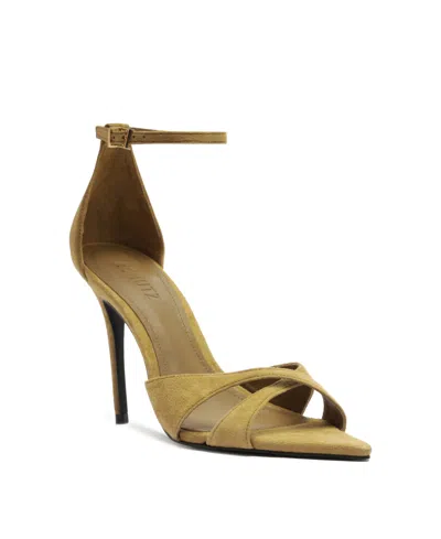 Schutz Women's Hilda Leaf Strappy Pointy Toe Sandals