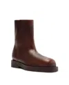 Schutz Jamie Platform Bootie In Brown