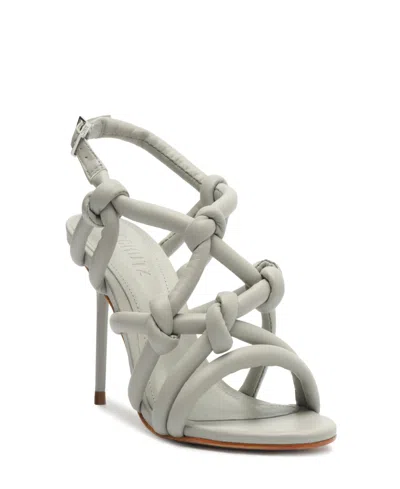 Schutz Women's Janet Stiletto Sandals In Gray