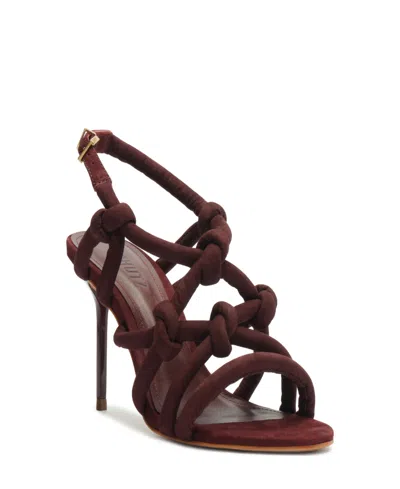 Schutz Women's Janet Stiletto Sandals In Red