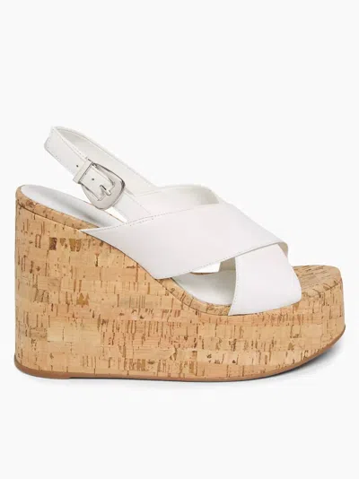 Schutz Women's Jennifer Wedge Sandal In White