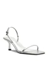 Schutz Judith Slingback Sandal In Silver