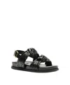 Schutz Women's Kareena Knot Sporty Sandals In Black