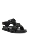 Schutz Women's Kareena Knot Sporty Sandals In Black