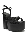 Schutz Women's Karima Ankle Strap Platform High Heel Sandals In Black
