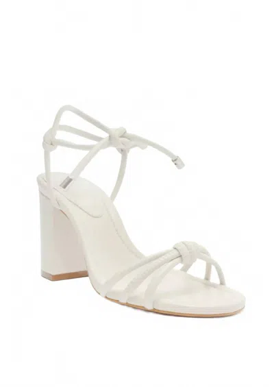 Schutz Women's Kate High Block Heel In White
