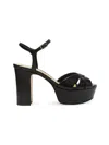 Schutz Keefa Platform Heels Black In Black