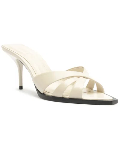 Schutz Women's Keefa Leaf Stiletto Heel Sandals In White