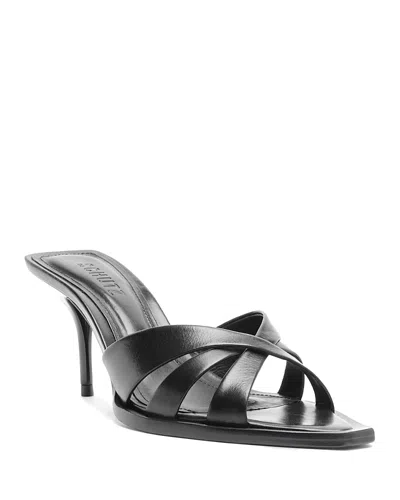 Schutz Keefa Leaf Mule In Black