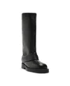 Schutz Women's Keira Up Round Toe Boots In Black