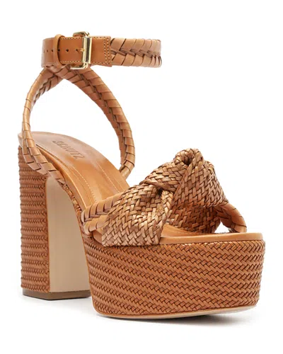 Schutz Women's Khari Platform Sandals In Brown