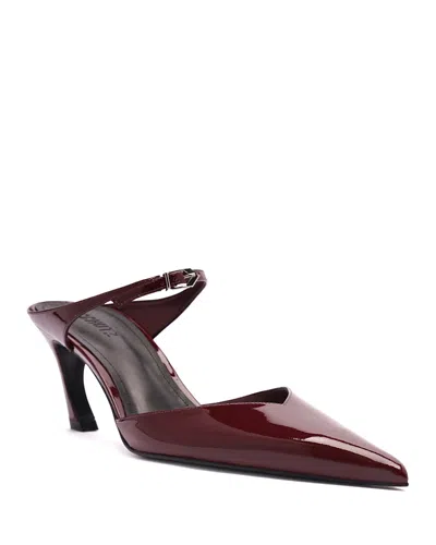 Schutz Women's Laurie Pointed Pumps In Burgundy