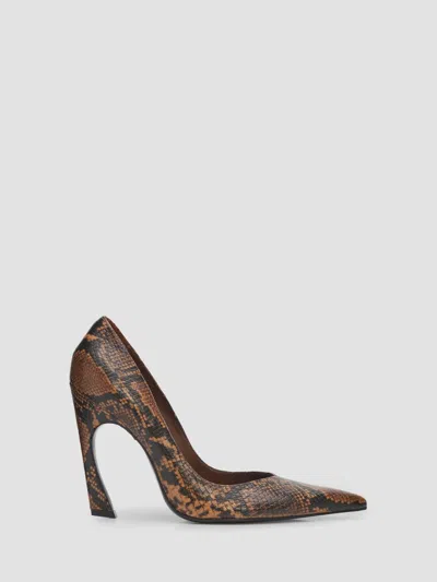 Schutz Women's Lexi 105mm Snake-embossed Leather Pumps In Multi