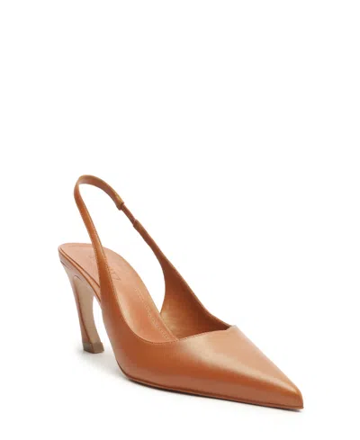 Schutz Women's Lexi Sling Mid Heels Pumps In Brown