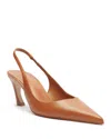 Schutz Women's Lexi Sling Mid Heels Pumps In Brown