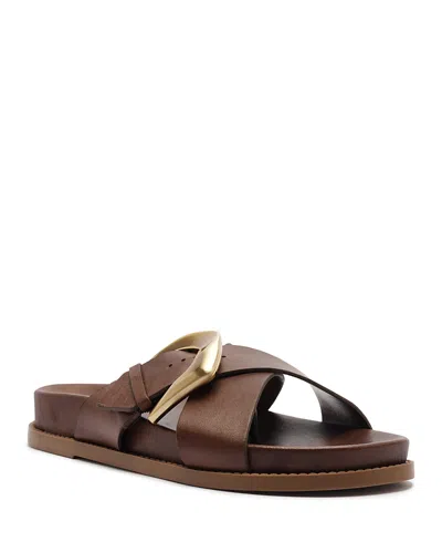 Schutz Women's Lois Sporty Sandals In Brown