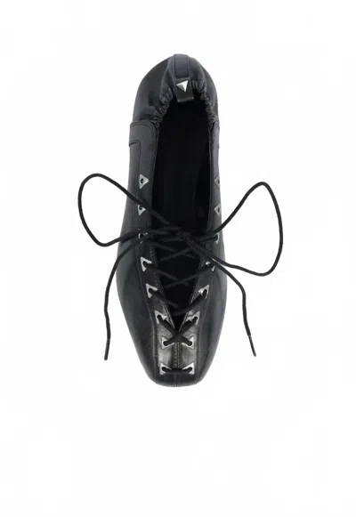 Schutz Women's Lola Leather Flat In Black