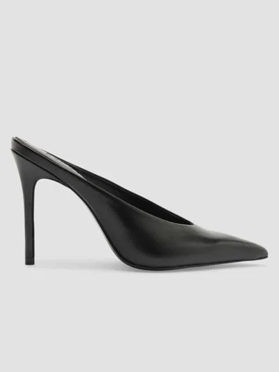 Schutz Women's Loren 100mm Leather Mules In Black