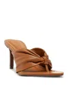 Schutz Willow Leather Sandal In Brown
