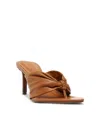 Schutz Willow Leather Sandal In Brown