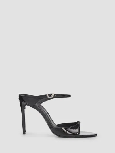 Schutz Women's Lyra 100mm Patent Leather Slip-on Sandals In Animal Print
