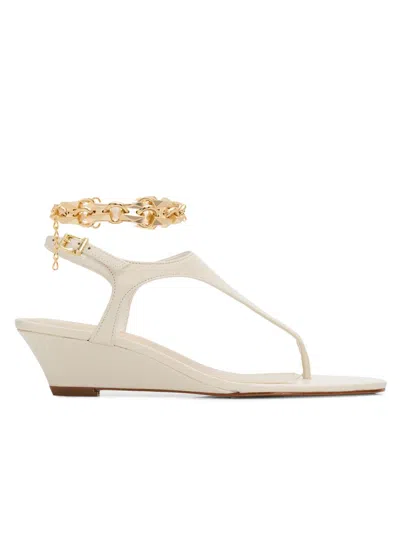 Schutz Lys Wedge Sandal In White