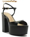 Schutz Lys Ankle Strap Platform Sandal In Black