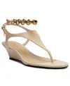 Schutz Lys Ankle Strap Wedge Sandal In Multi