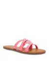 Schutz Lyta Slide Sandal In Pink Lemon