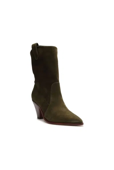 Schutz Women's Mackie Boot In Military Green