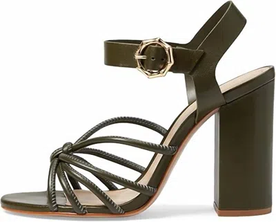 Schutz Women's Mahi Block Sandal In Military Green