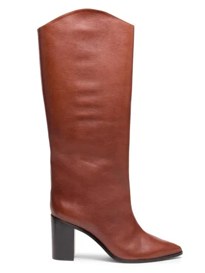 Schutz Women's Maryana 85mm Leather Knee-high Boots In Multi