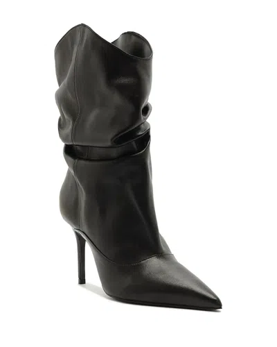Schutz Women's Maryana Slouch Leather Boots In Multi