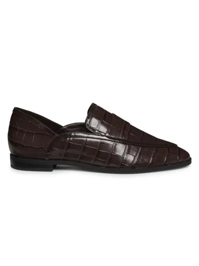 Schutz Women's Maurice Leather Loafers In Brown