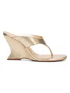 Schutz Maya Wedge Sandal In Neutral