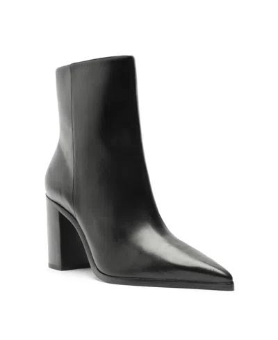 Schutz Women's Mikki Block Pointed Toe Boots In Black