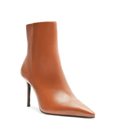 Schutz Women's Mikki High Stiletto Booties In Brown