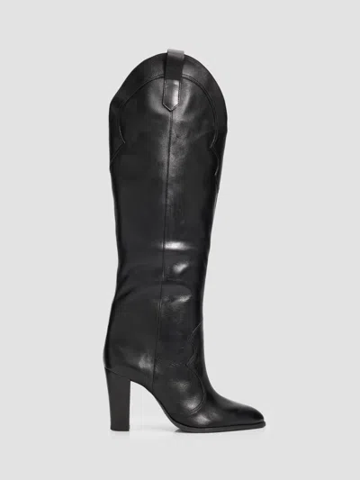Schutz Women's Miller Up 95mm Leather Boots In Black