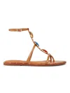Schutz Milos Flat Sandal In Multi