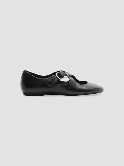 Schutz Women's Molly Leather Ballet Flats In Black