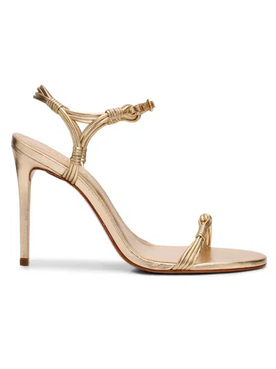 SCHUTZ WOMEN'S NARA 100MM STRAPPY LEATHER STILETTO SANDALS