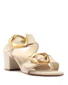 Schutz Women's Olga Round Toe Dress Sandals In Beige