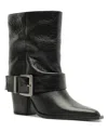 Schutz Parker Leather Boot In Black