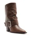 Schutz Parker Leather Boot In Multi